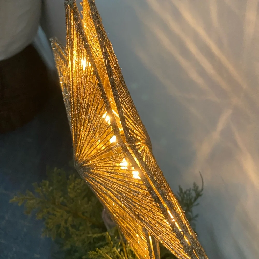 Tree Star Topper With Clip Changes Multicolored/ Or Stays White Target
